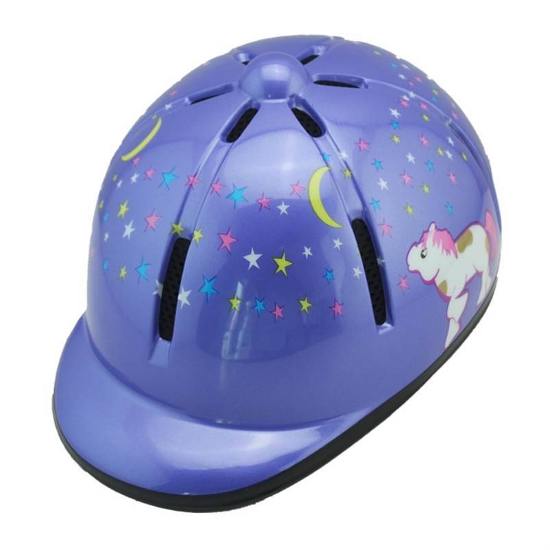 Purple blue child horse hats, ages 3-8